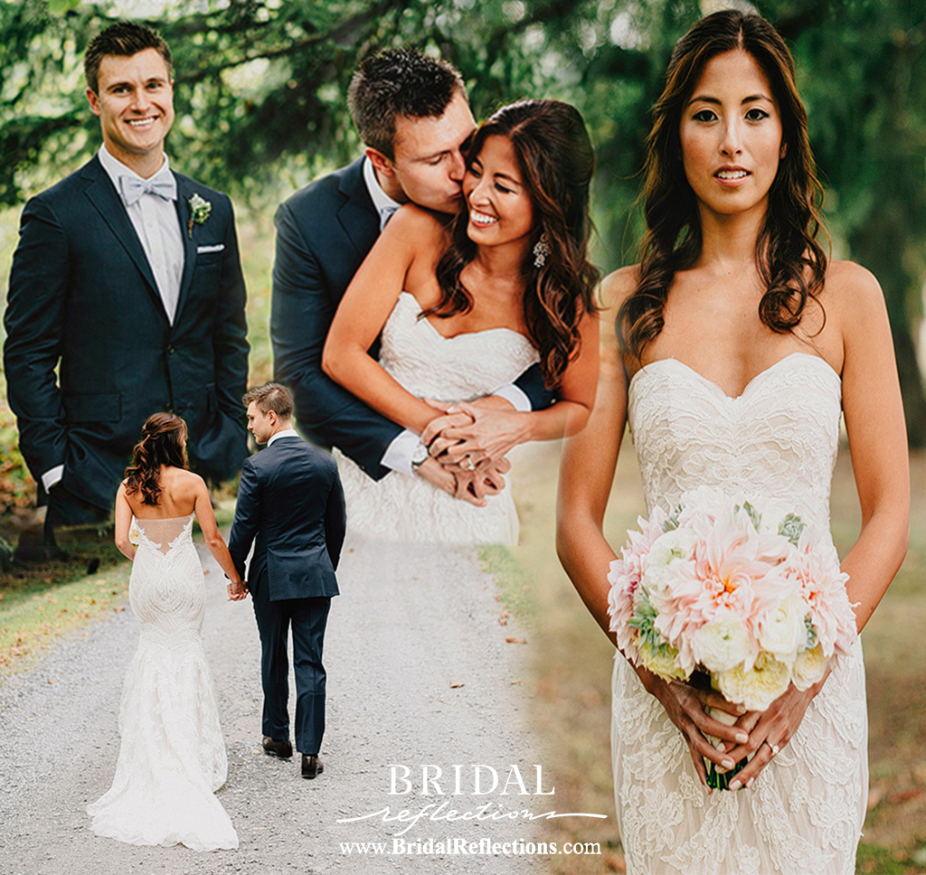 Country Wedding Bride and Groom